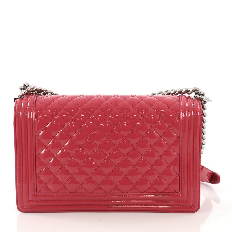chanel boy bag red interior