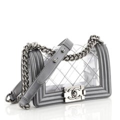 Chanel Boy Flap Bag Quilted PVC and Calfskin Small