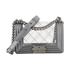 Chanel Boy Flap Bag Quilted PVC and Calfskin Small