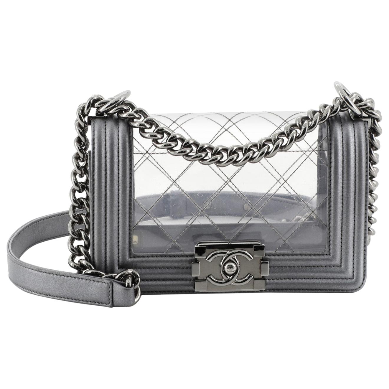 Chanel Boy Flap Bag Quilted PVC and Calfskin Small,