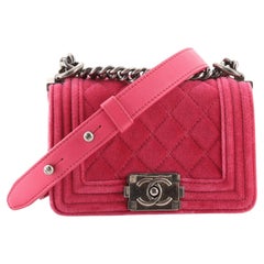 Chanel Velvet Boy Bag - 4 For Sale on 1stDibs