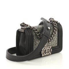 Chanel Boy Flap Bag Stingray Mini