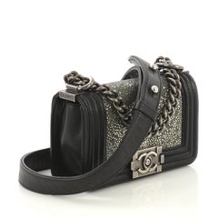Chanel Boy Flap Bag Stingray Mini