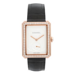 Chanel Boy Friend 18 Karat Beige Gold Ladies Watch