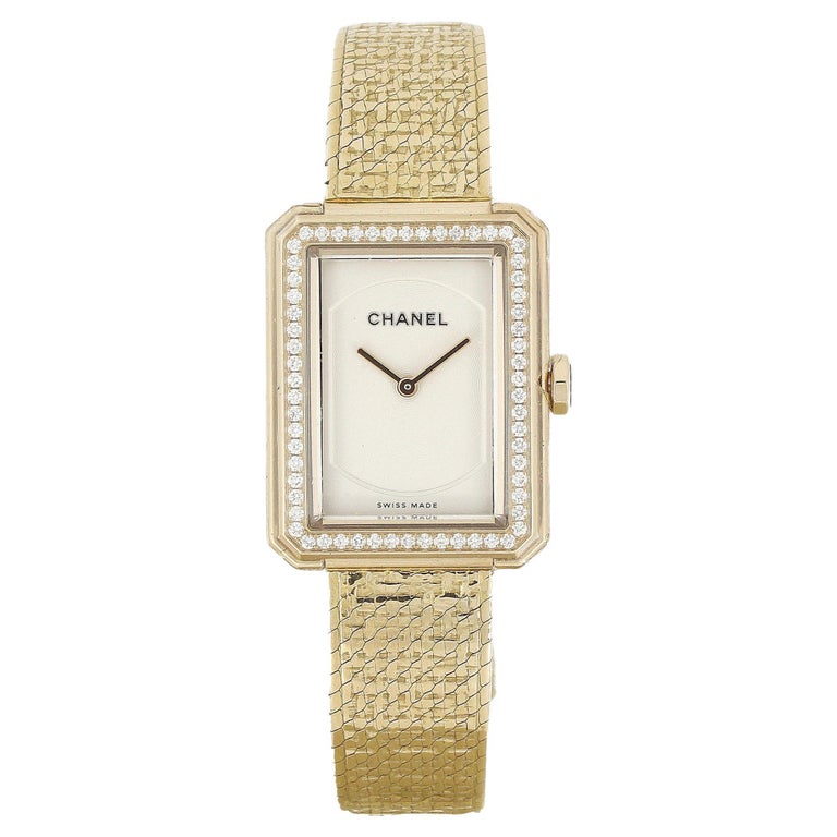 Chanel Bracelet Watch - 47 For Sale on 1stDibs  chanel watch bracelet,  chanel gold bracelet watch, chanel watch chain bracelet