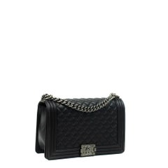 CHANEL, Boy in black leather