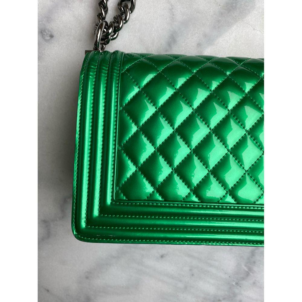 Chanel, Boy in green patent leather 5