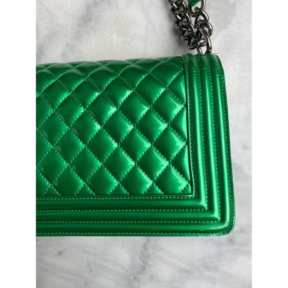 Chanel, Boy in green patent leather 6