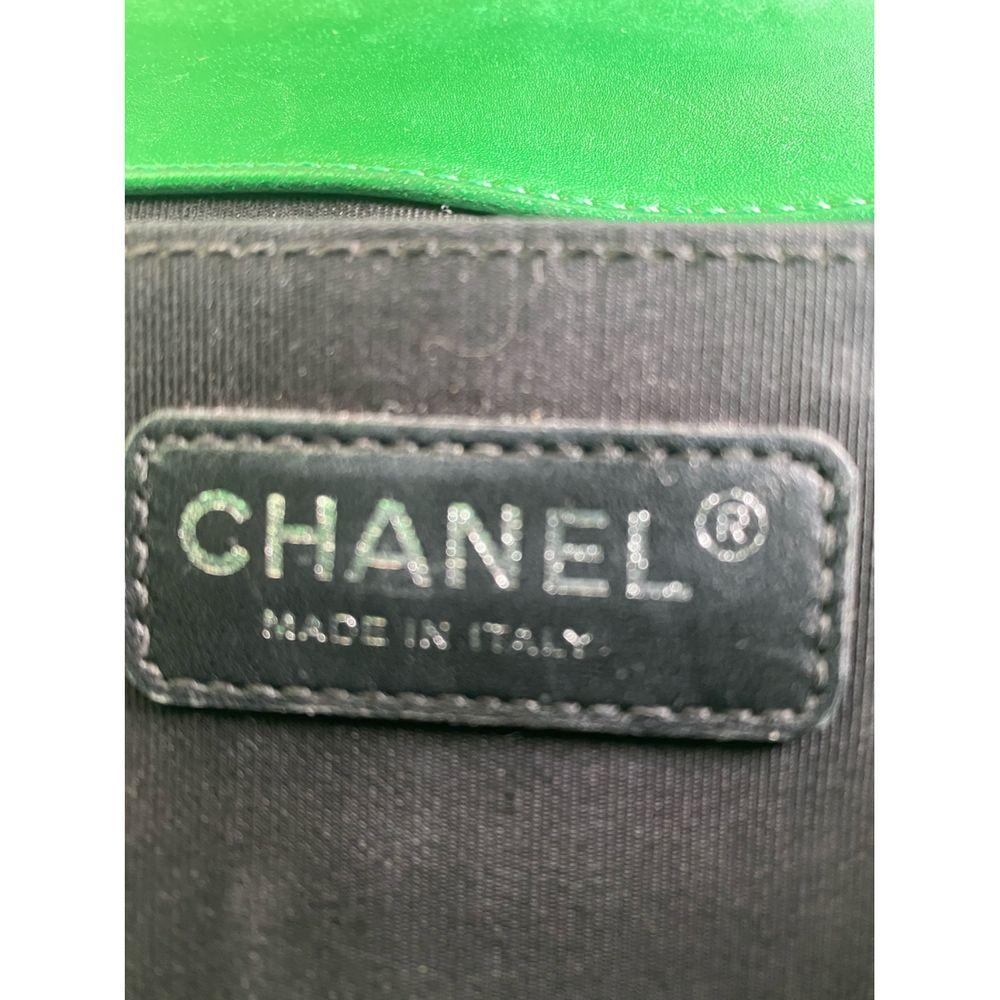 Women's Chanel, Boy in green patent leather