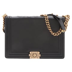 Chanel Boy Large Lambskin Chain Shoulder Bag Black * PREORDER *