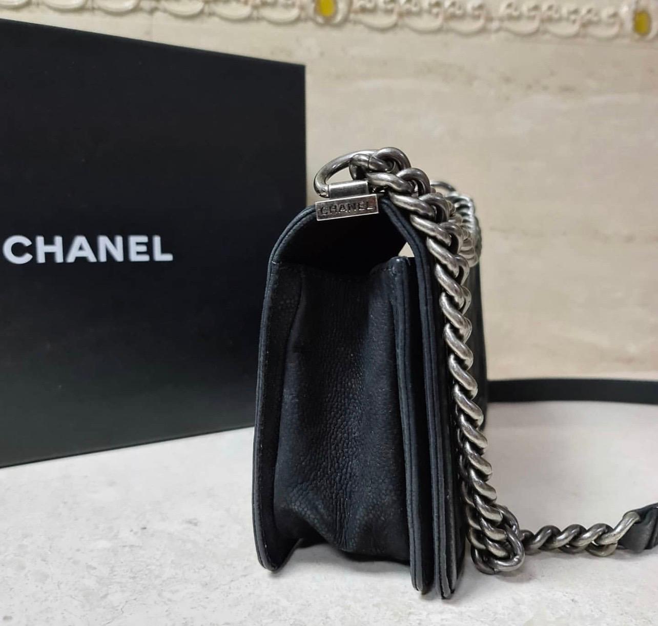 chanel suede caviar