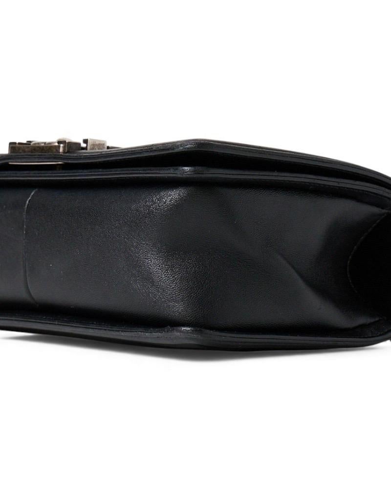 Chanel Boy Medium Trapuntata Nera in vendita 8