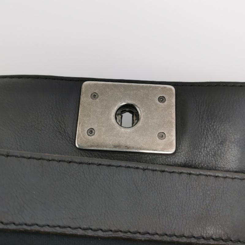 Chanel Boy Reverso Shopping Tote Calfskin Leather Black 10