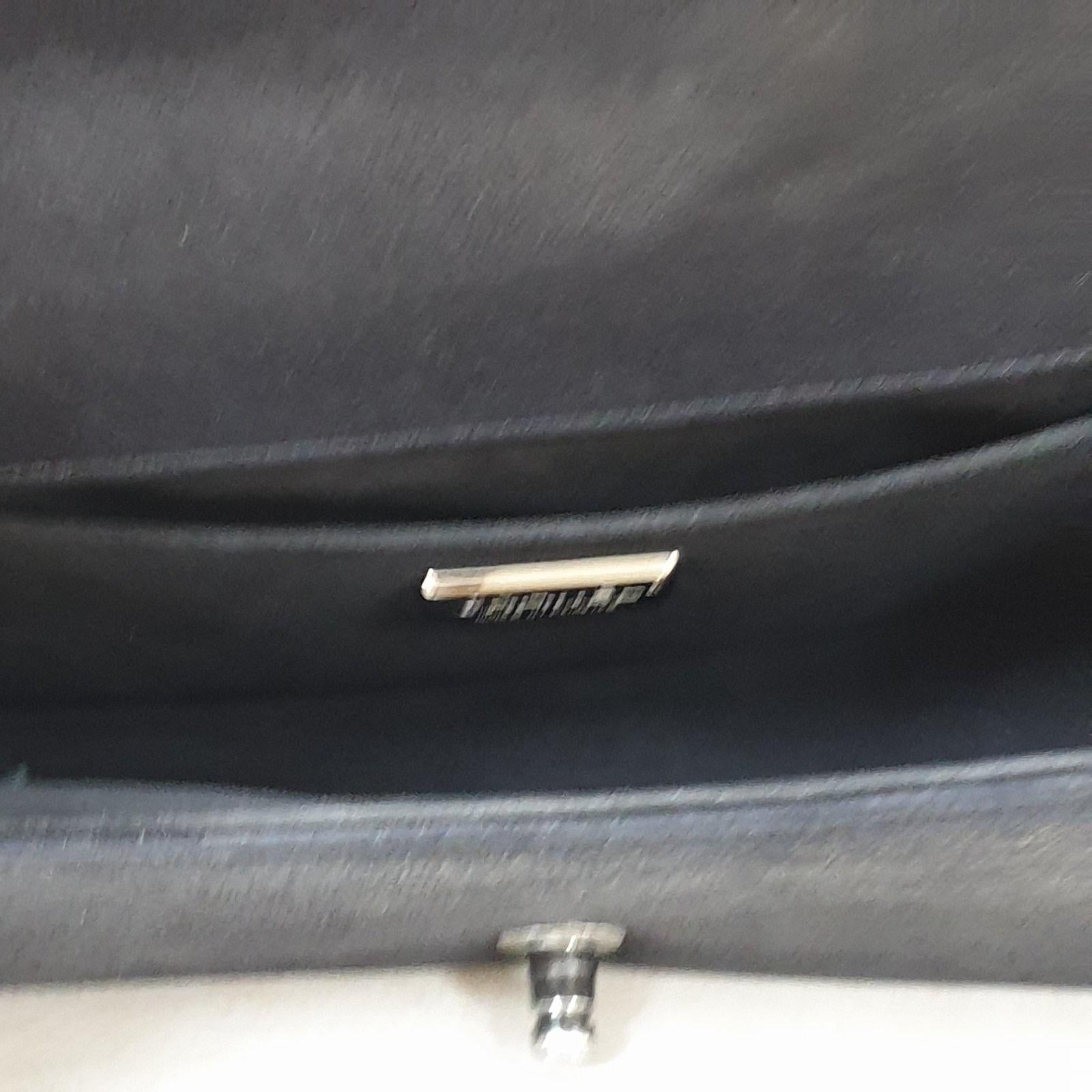 Chanel Boy Sequin  Patent Leather Medium Flap Bag  1