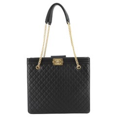 Chanel Boy Shopper Quilted Calfskin Large