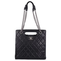 Chanel Boy Shopper Quilted Glazed Calfskin Small