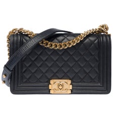 CHANEL Boy Shoulder Bag Black