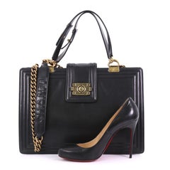 Chanel Boy Tote Glazed Calfskin Large