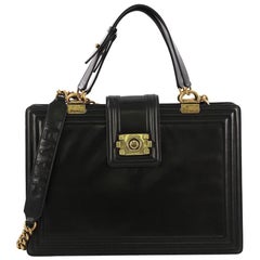 Chanel Boy Tote Glazed Calfskin Large