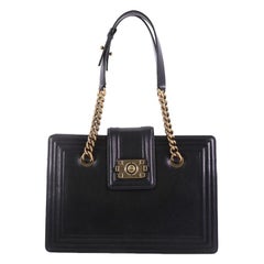 Chanel Boy Tote Glazed Calfskin Small