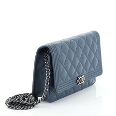 Chanel Boy Wallet on Chain Quilted Lambskin