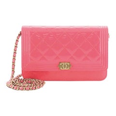 Pink Chanel Wallet On Chain - 14 For Sale on 1stDibs  pink wallet on chain,  chanel pink woc, pink wallet on chain chanel