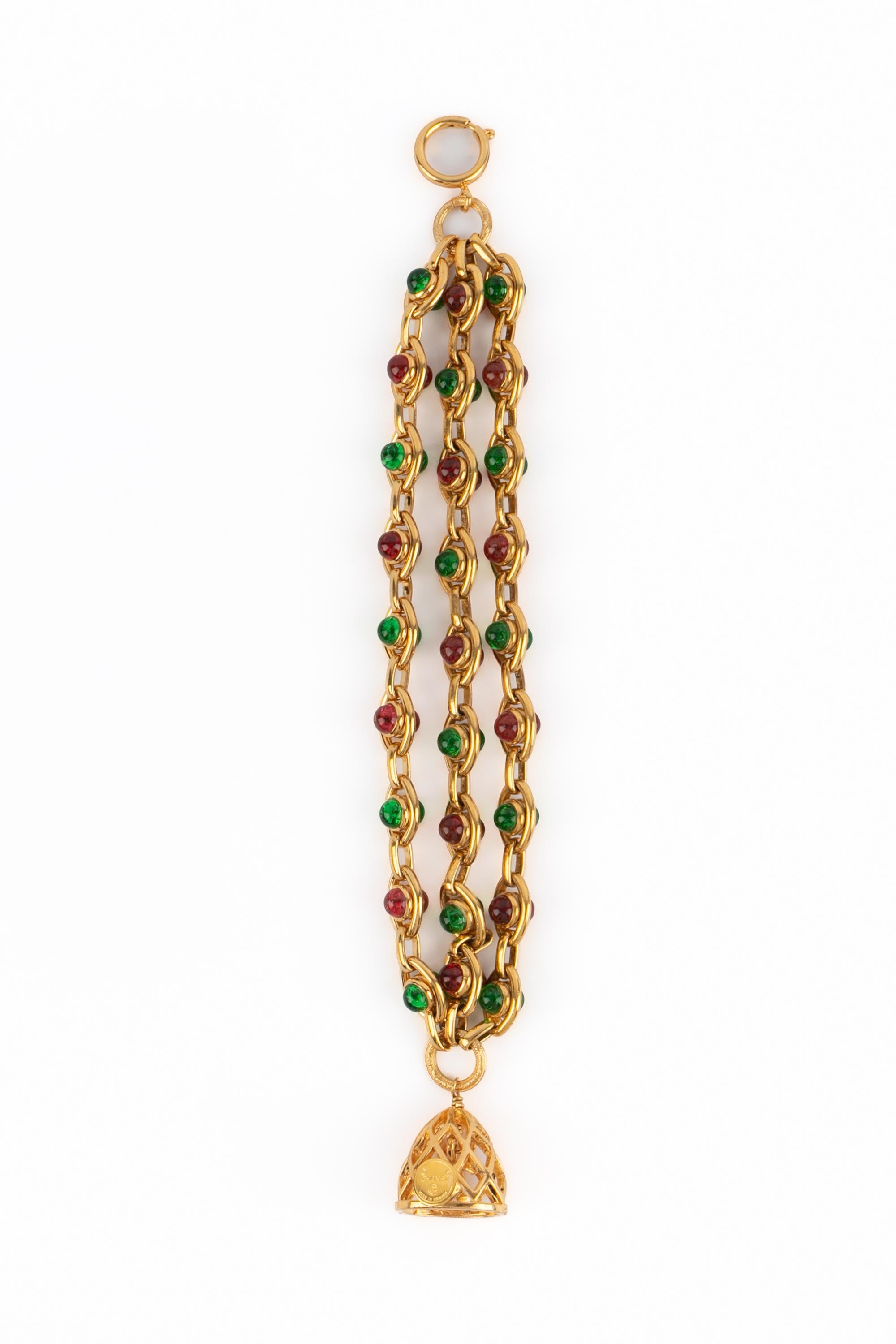 Chanel bracelet 1990s In Excellent Condition For Sale In SAINT-OUEN-SUR-SEINE, FR