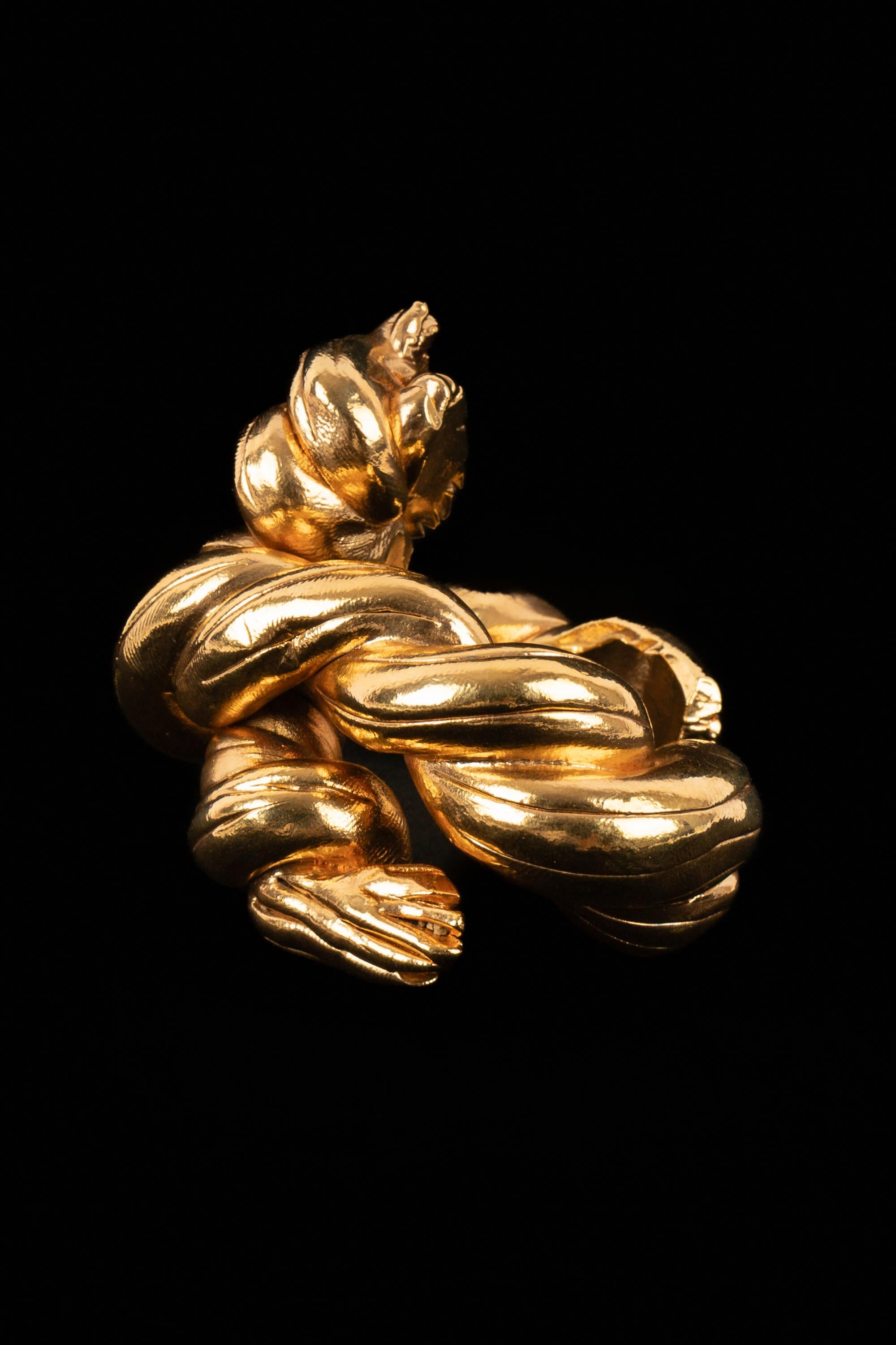 Bracelet Chanel 'bow' 1990 Excellent état - En vente à SAINT-OUEN-SUR-SEINE, FR