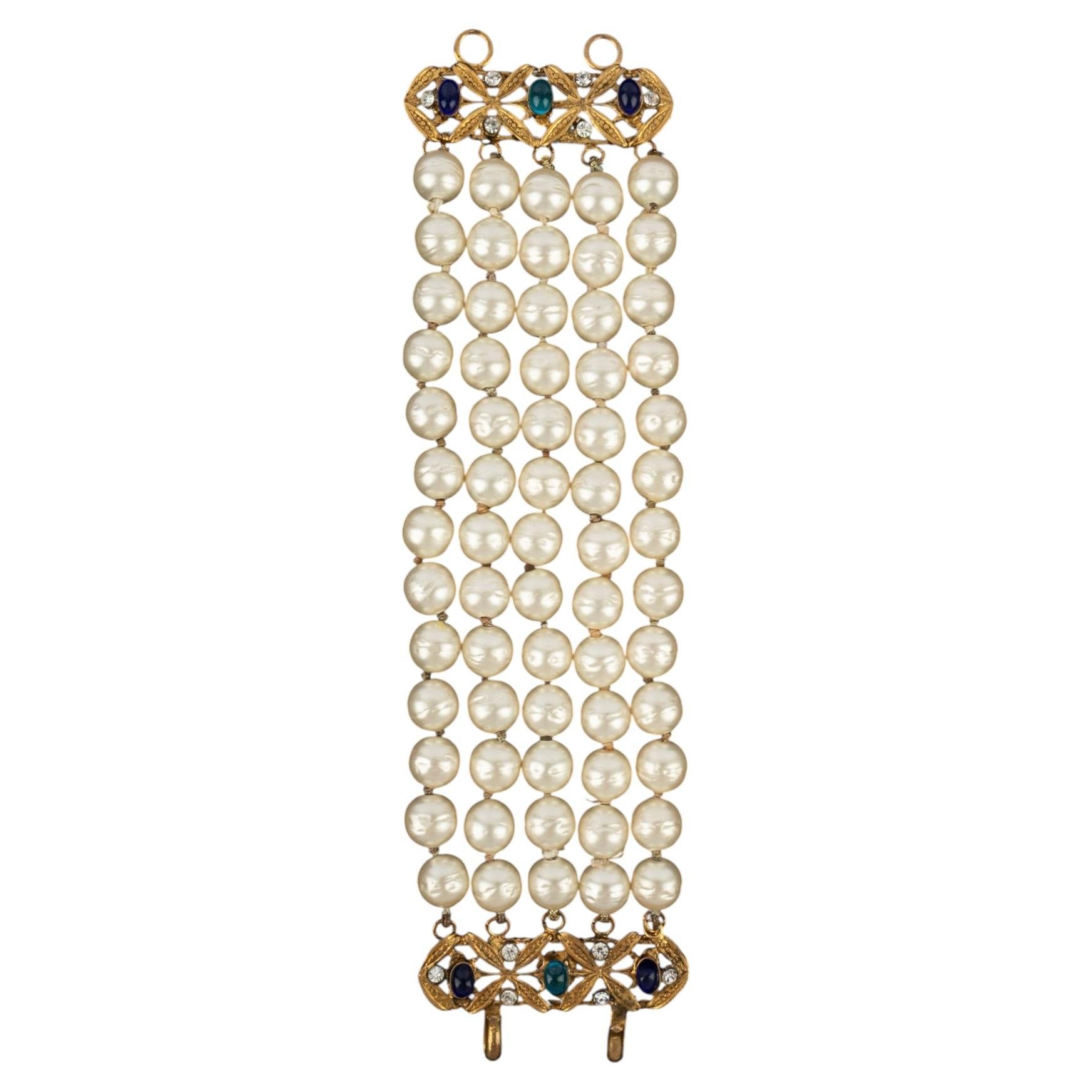 Chanel bracelet by Karl Lagerfeld Fall 1995 For Sale