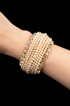 Chanel bracelet by Karl Lagerfeld Haute Couture circa 1985