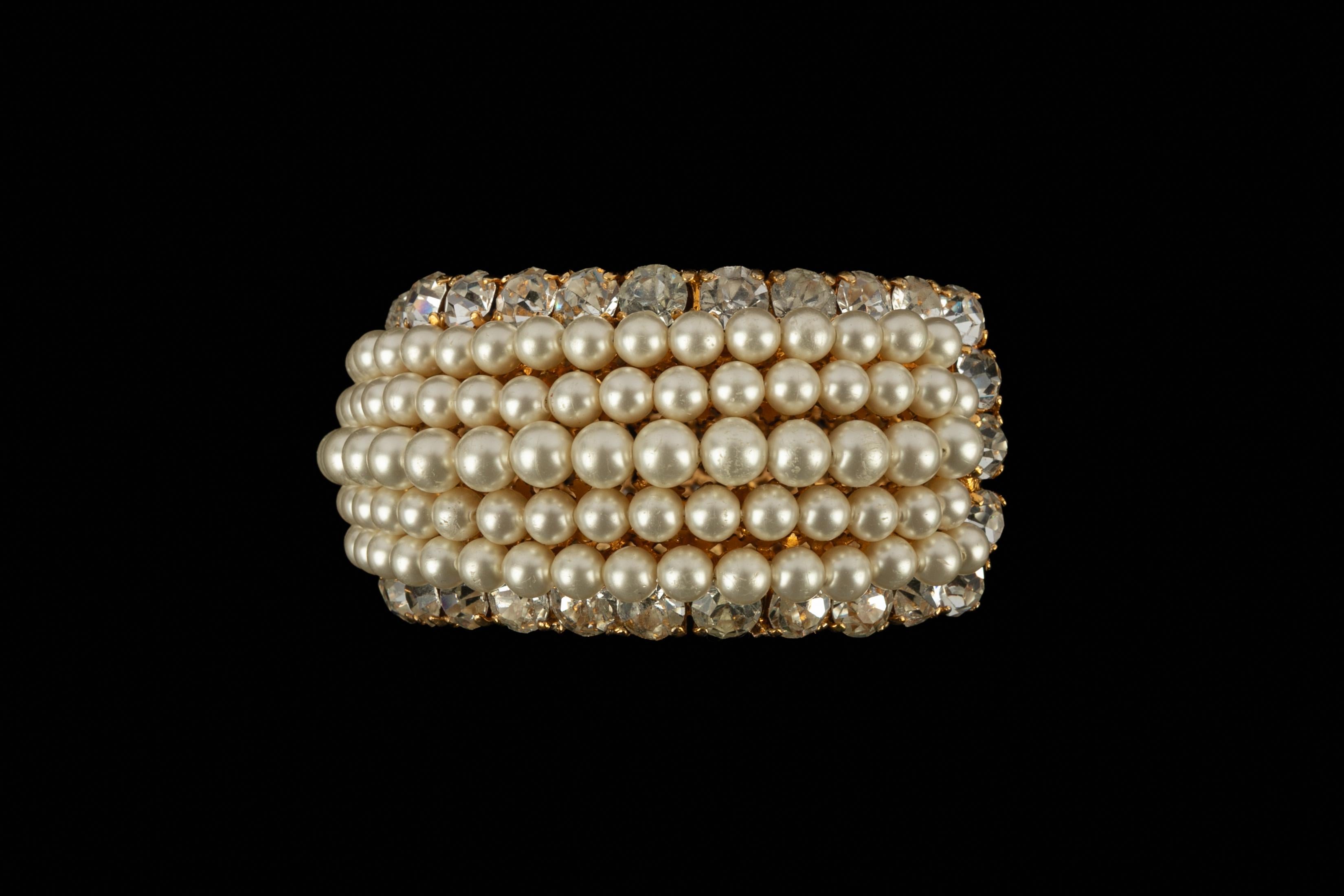 Bracelet Chanel, circa 1980 Excellent état - En vente à SAINT-OUEN-SUR-SEINE, FR