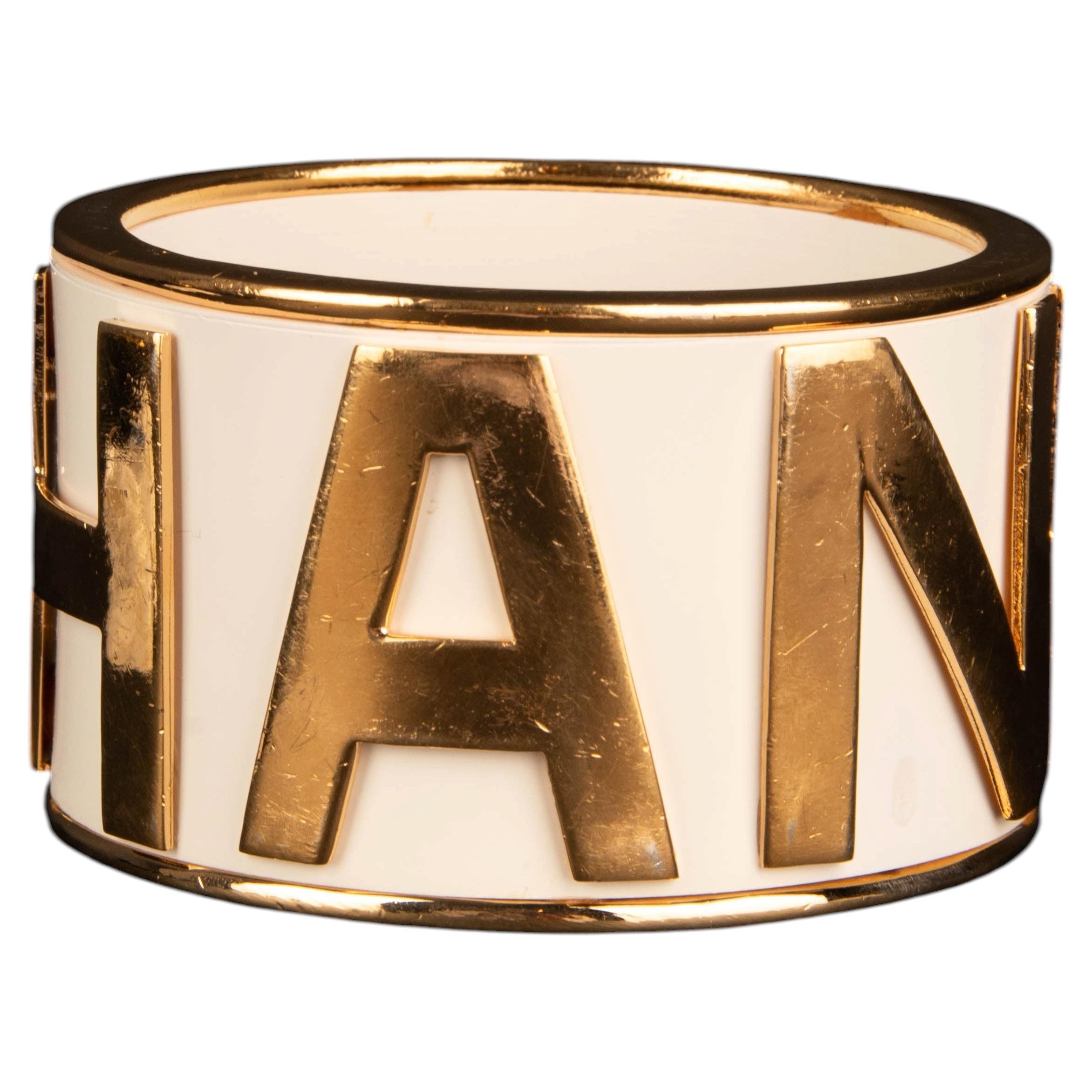 Bracelet Chanel 'Golden cords' par Karl Lagerfeld été 1990