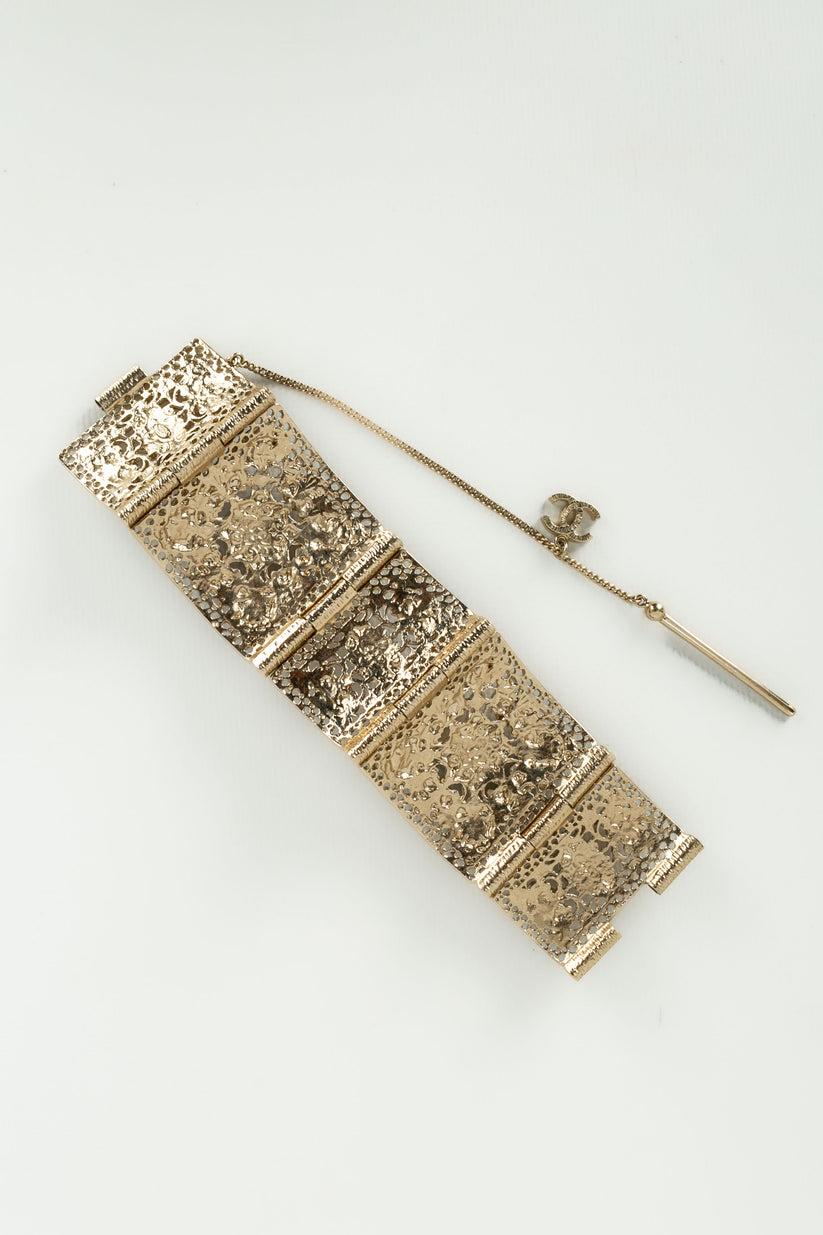 Chanel Bracelet in Champagne Metal and Resin Fall, 2009 4
