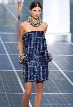 Chanel Bracelet en métal métallique argenté, été 2013