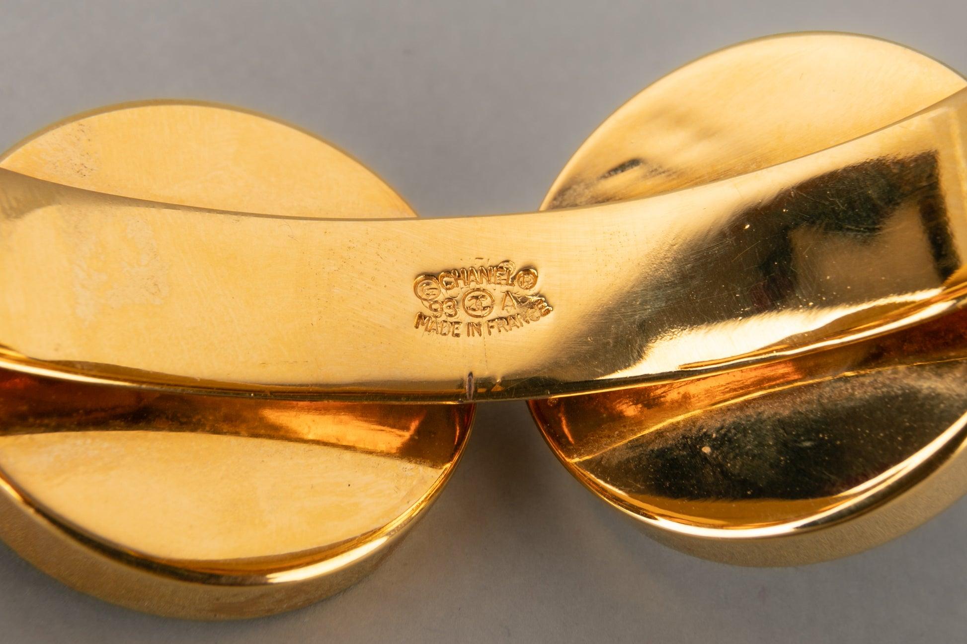 Pulsera Chanel con logotipos CC, otoño-invierno 1993 en venta 3