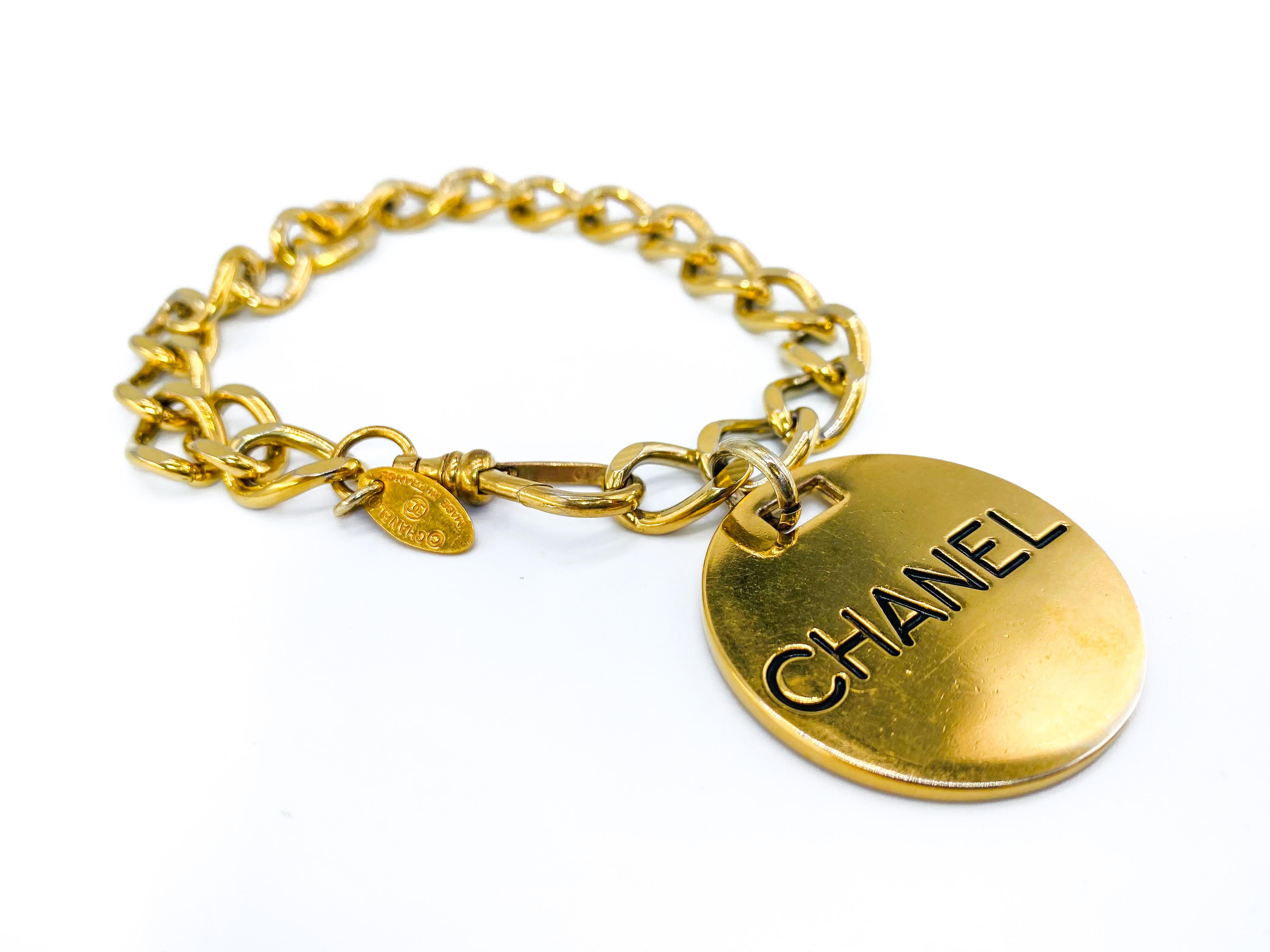 Women's or Men's Chanel Bracelet Vintage 1980s