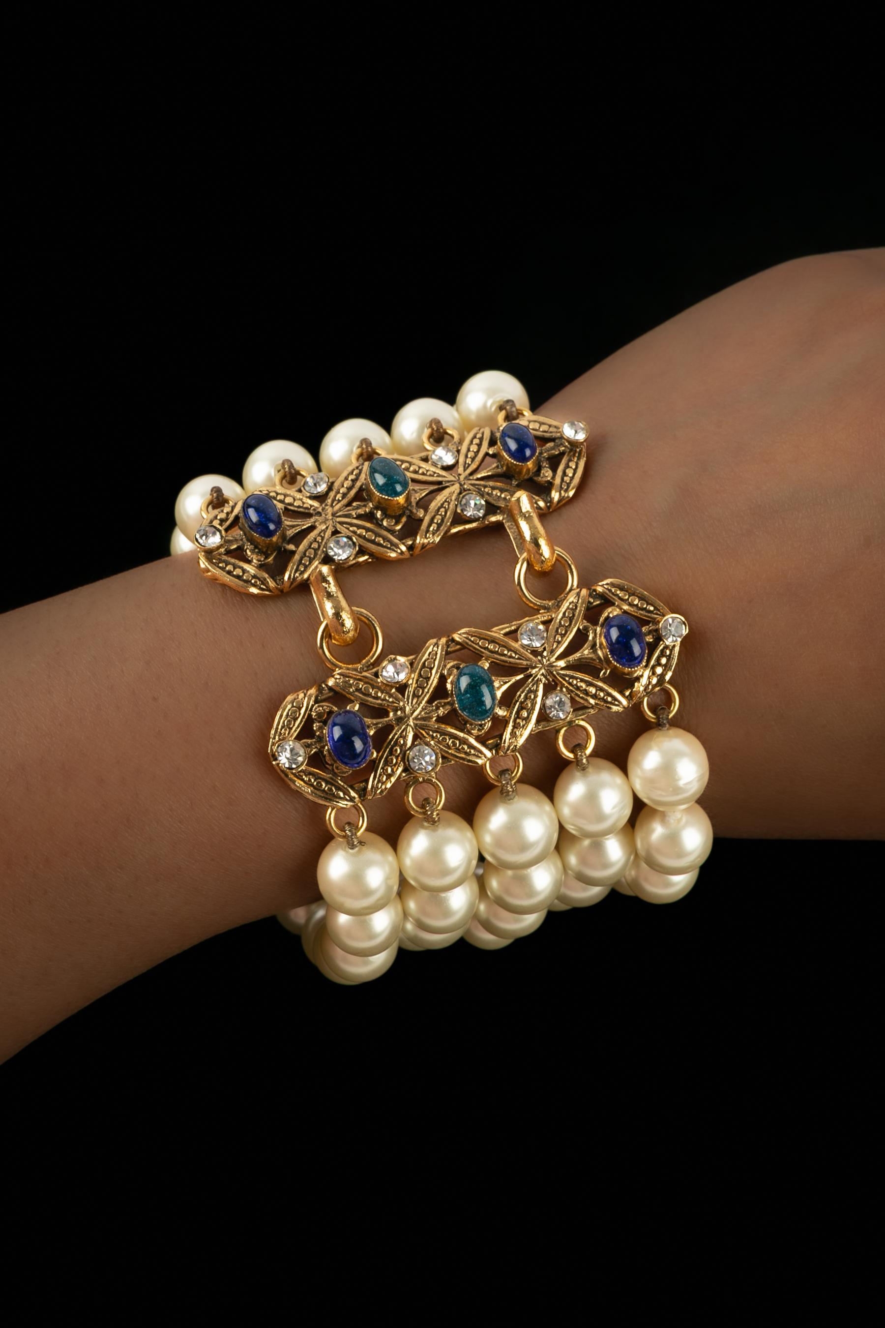 Bracciale Chanel Inverno 1995 in vendita 7