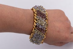 Chanel Bracelet with Articulated Gilted Metal Chains, Spring 1998