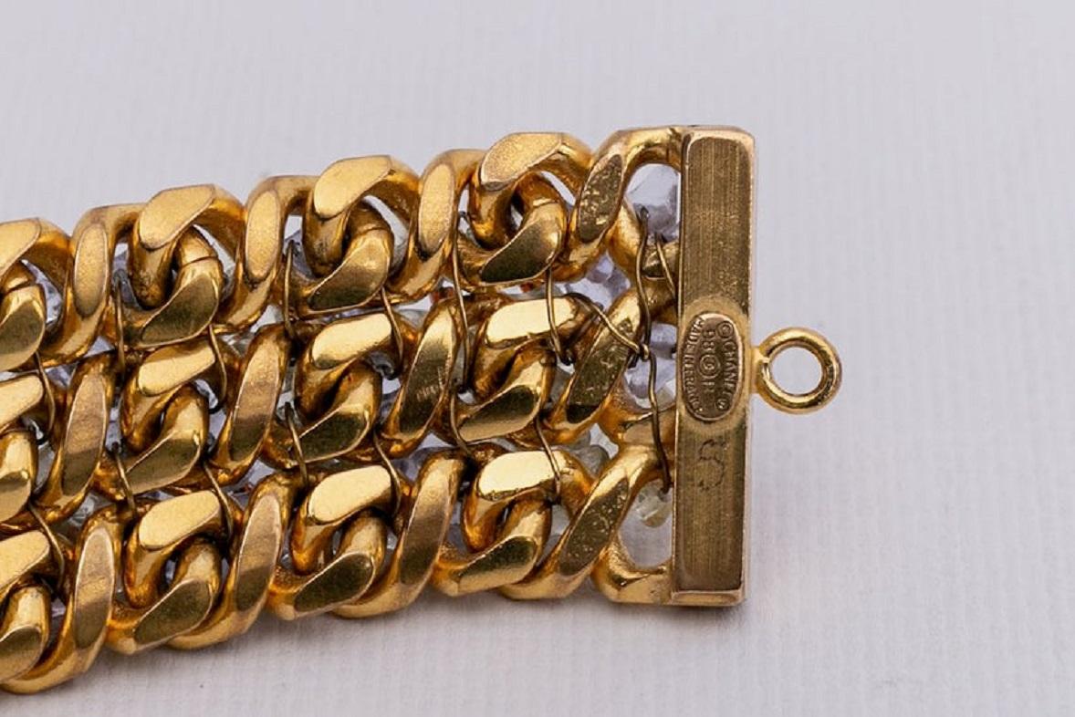 Chanel Bracelet with Articulated Gilted Metal Chains, Spring 1998 2