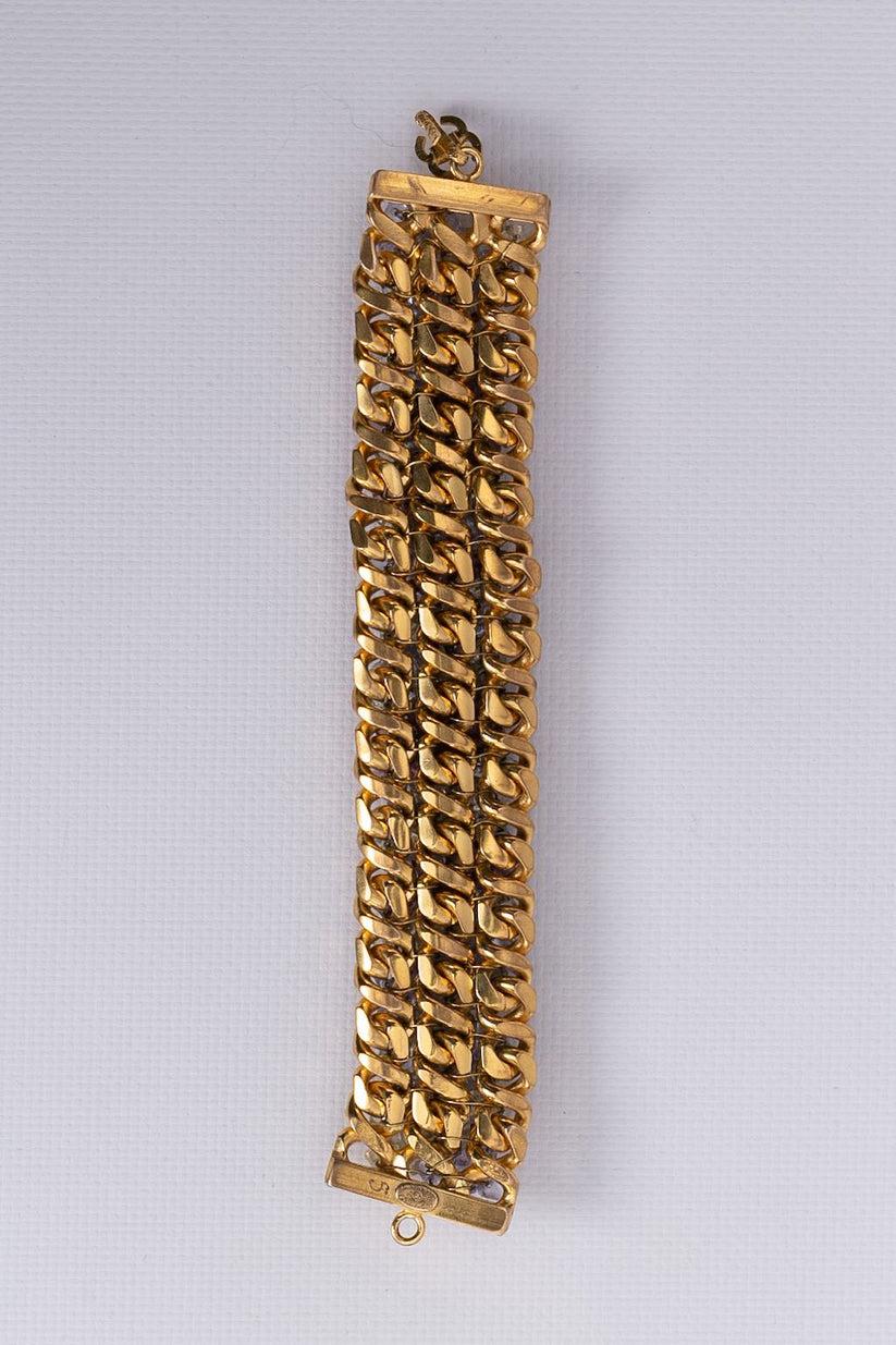 Chanel Bracelet with Articulated Gilted Metal Chains, Spring 1998 3