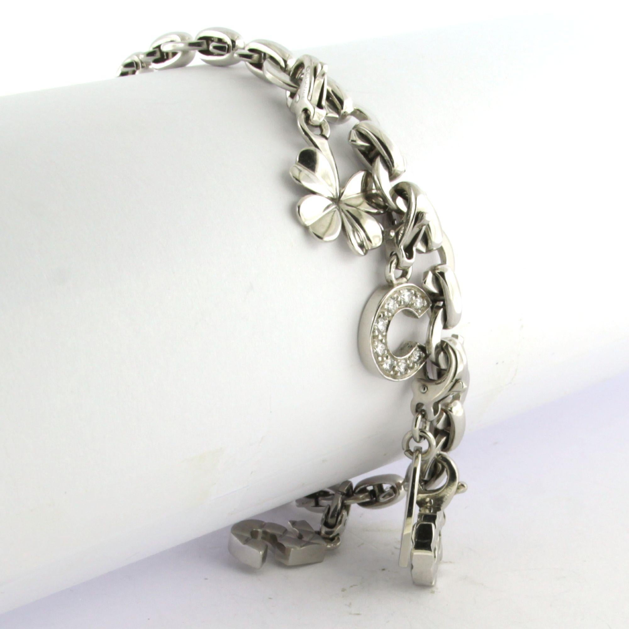 CHANEL pulsera con diamantes talla brillante hasta 0,50ct oro blanco 18k 32,7 gr en venta 2