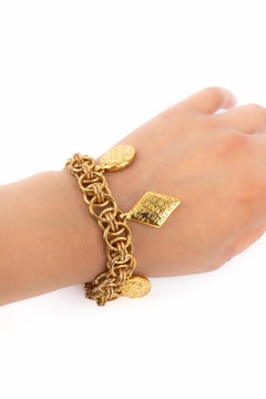 Chanel bracelet with charms by Karl Lagerfeld circa late 1980s