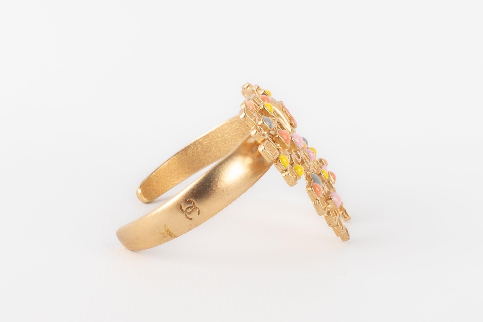Chanel-Armband mit pastellfarbenem, pastellfarbenem Harz, 2003 Damen