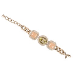 Chanel Bracelet with Swarovski Rhinestones and Resin Cabochons, 2020