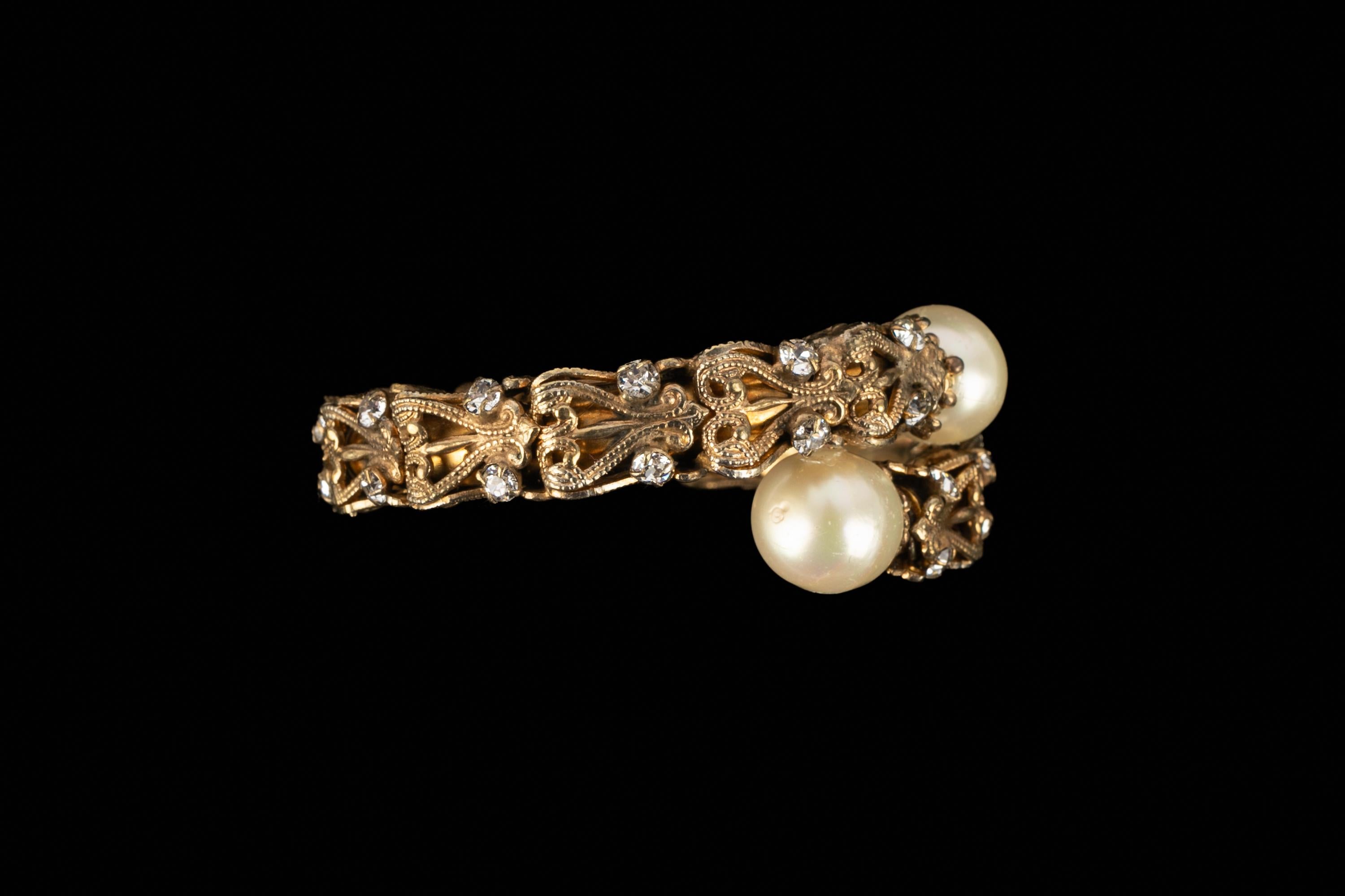 Chanel braelet coco era 1950s For Sale 2