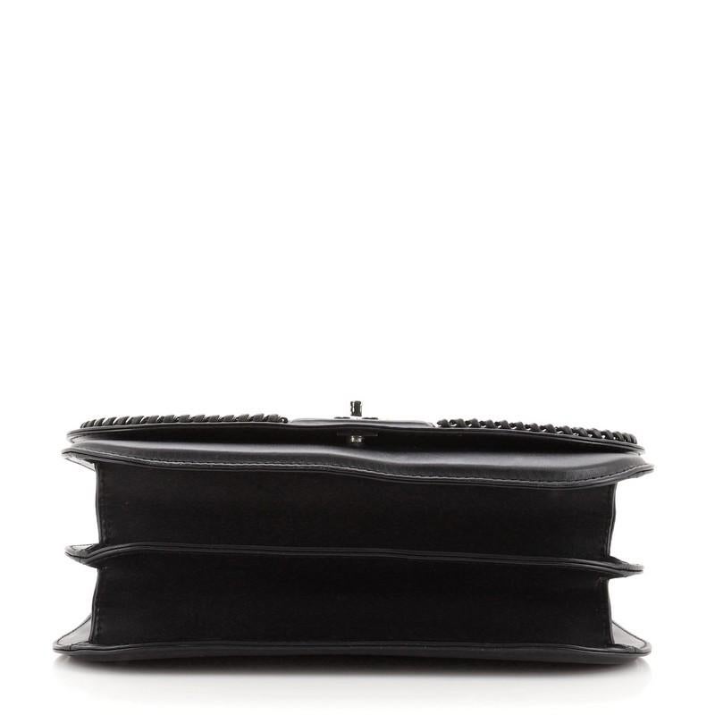 Chanel Chic geflochtene Klappe Tasche aus Kalbsleder Medium für Damen oder Herren