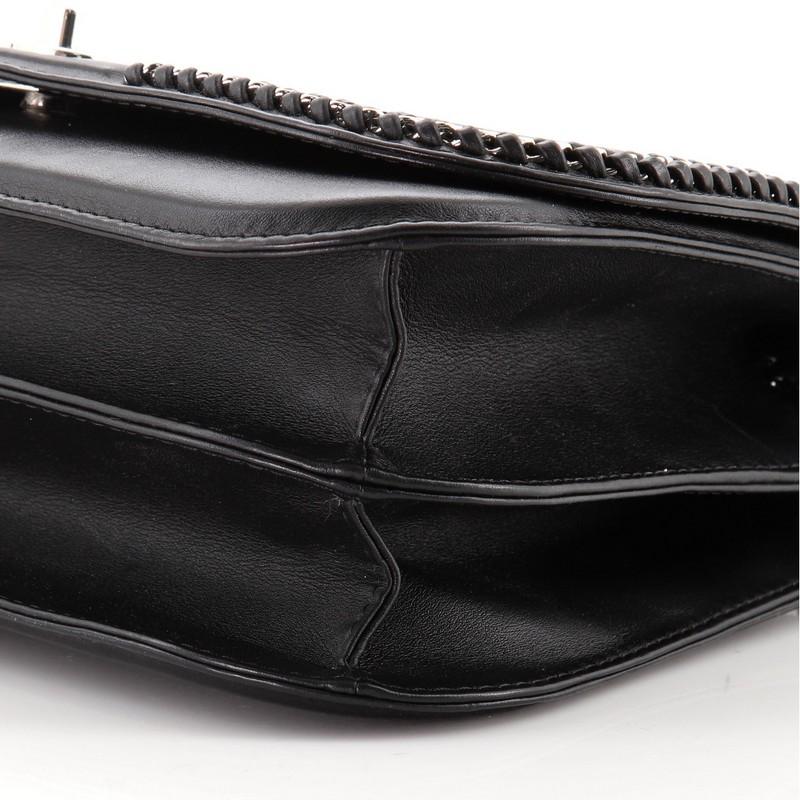 Chanel Chic geflochtene Klappe Tasche aus Kalbsleder Medium 2