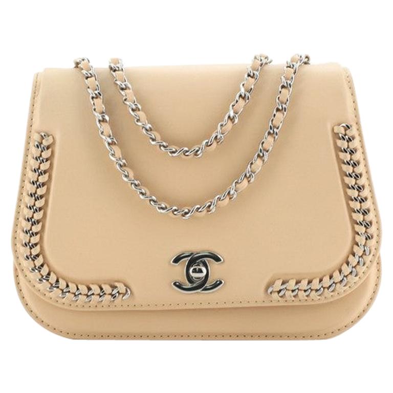 Chanel Braided Chic Flap Bag Calfskin Small