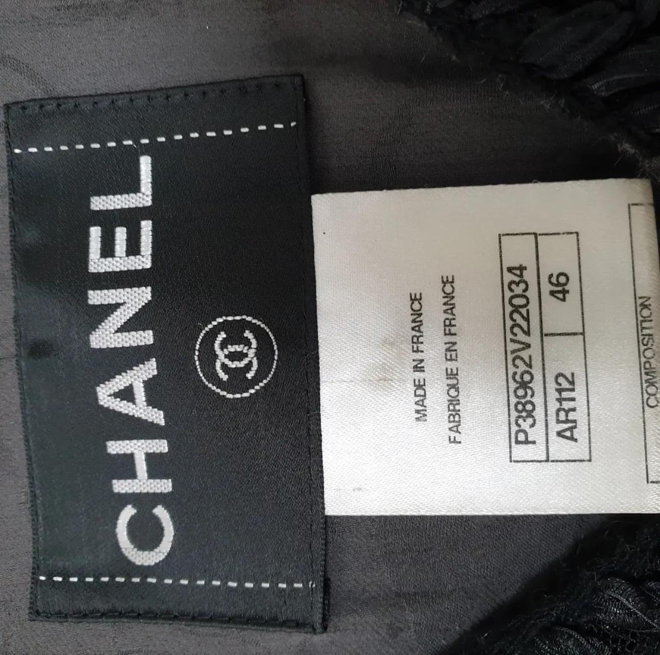 Chanel Mantel mit Flechtbesatz im Angebot 1