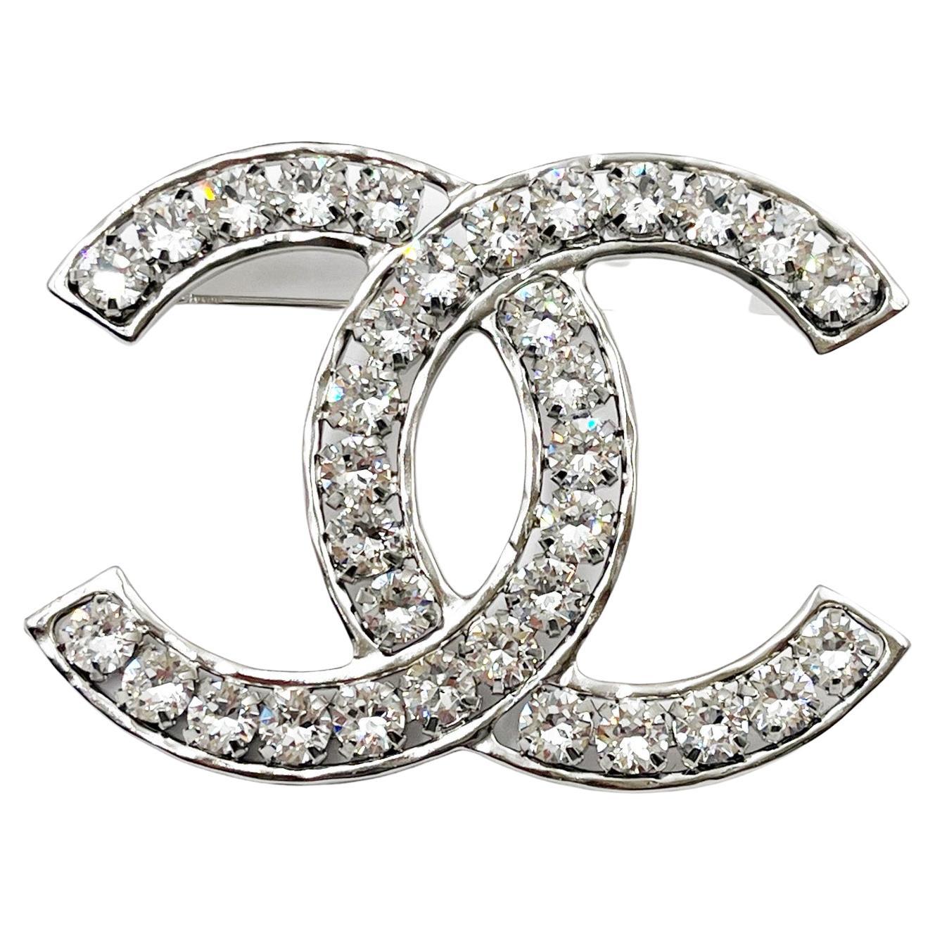 chanel brooches for women silver